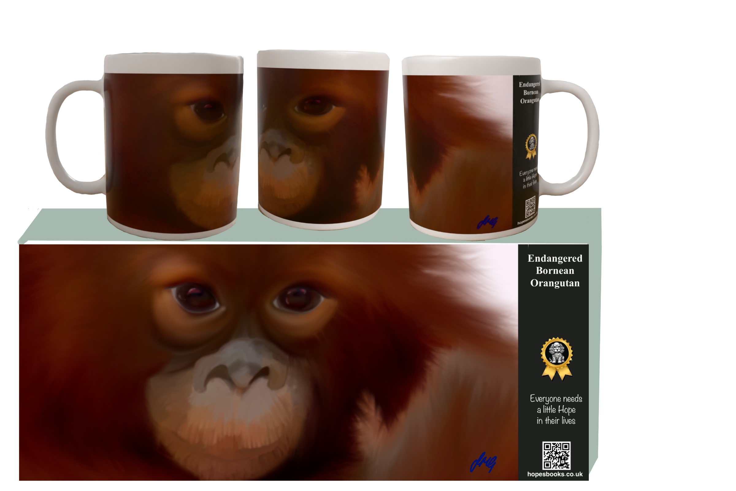Endangered Orangutan Mug