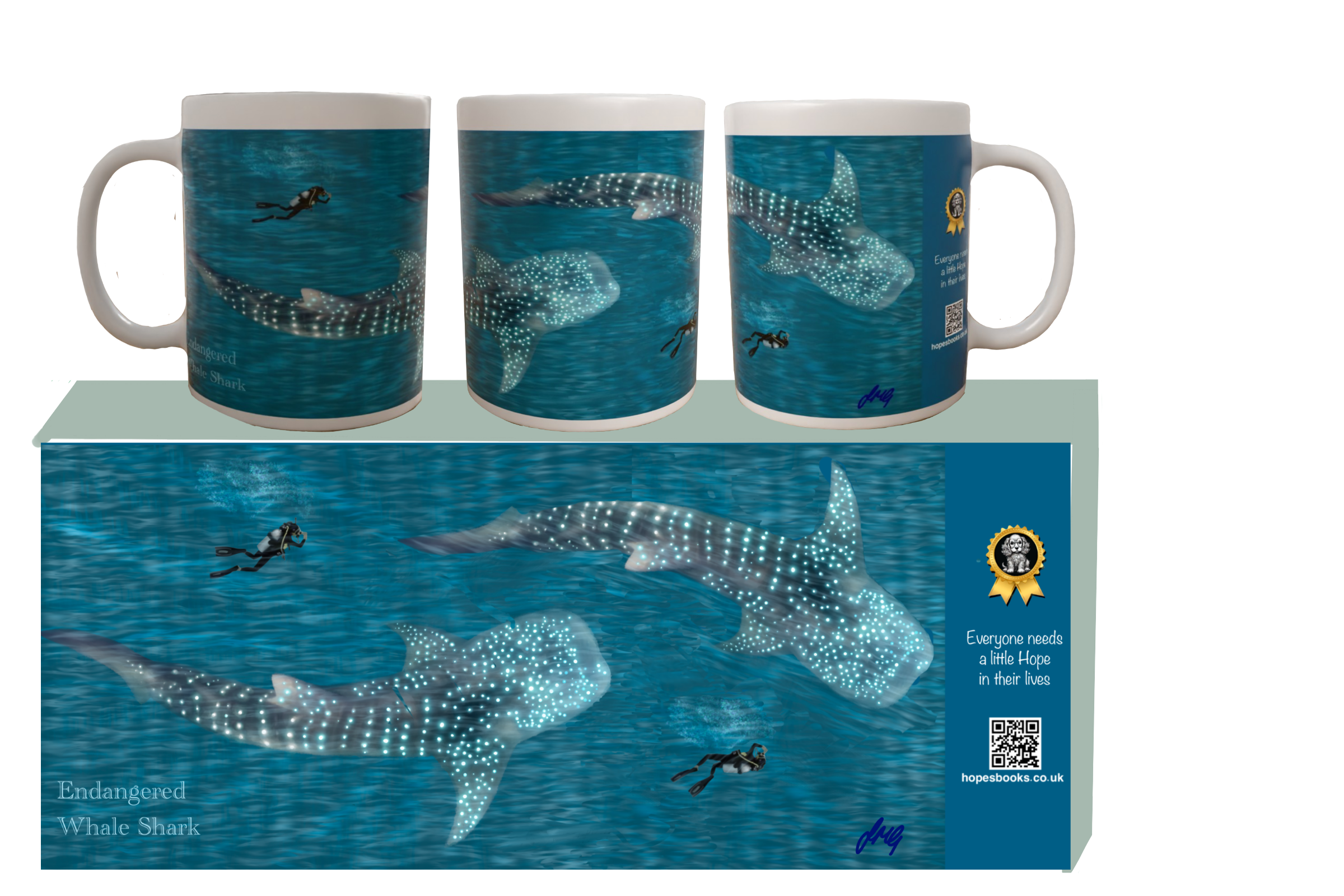 Endangered Whale Sharks Mug