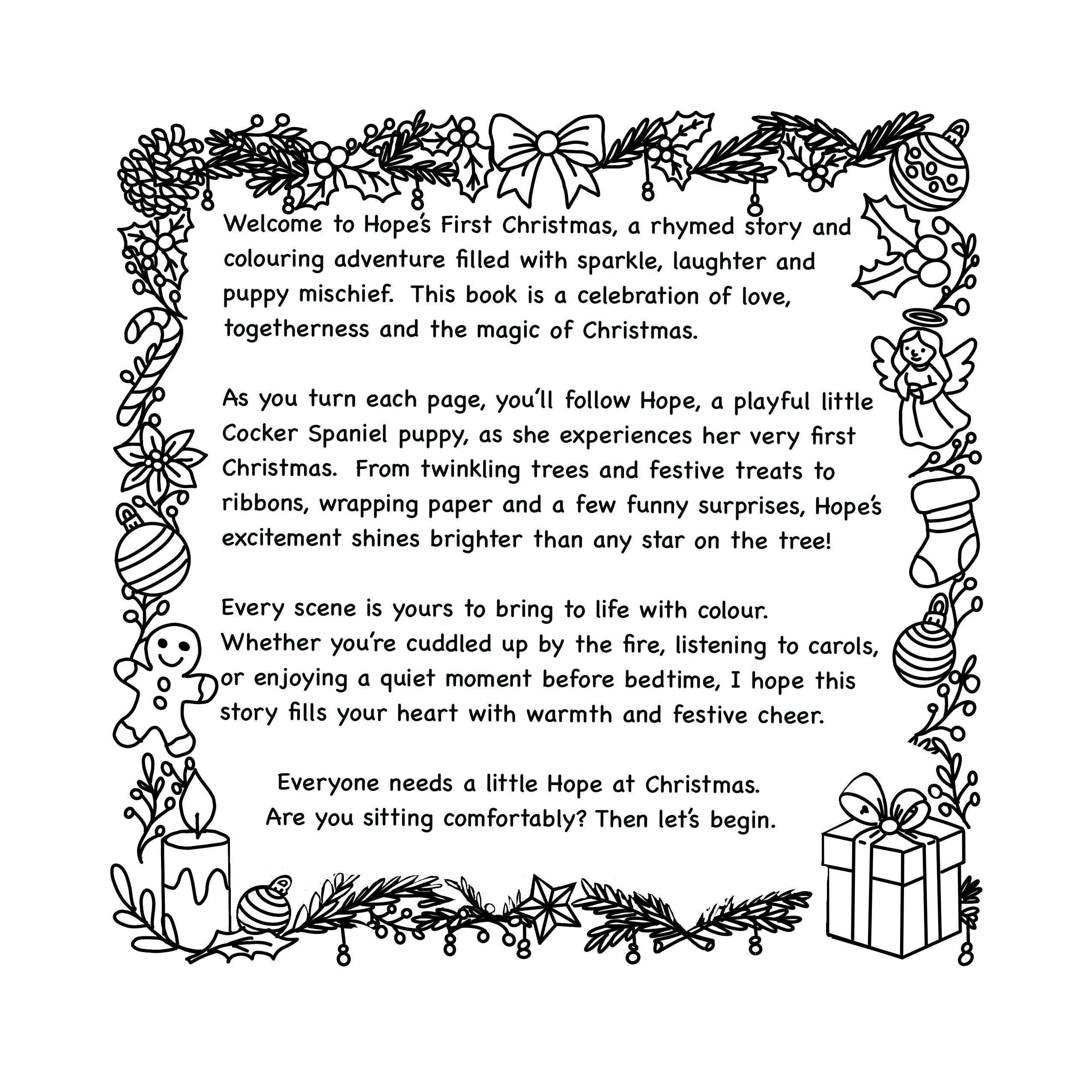Hope's First Christmas sample page 1