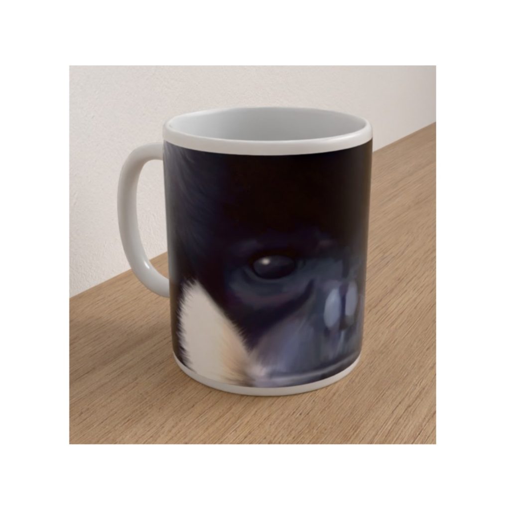 Endangered Black-Crested Gibbon Mug