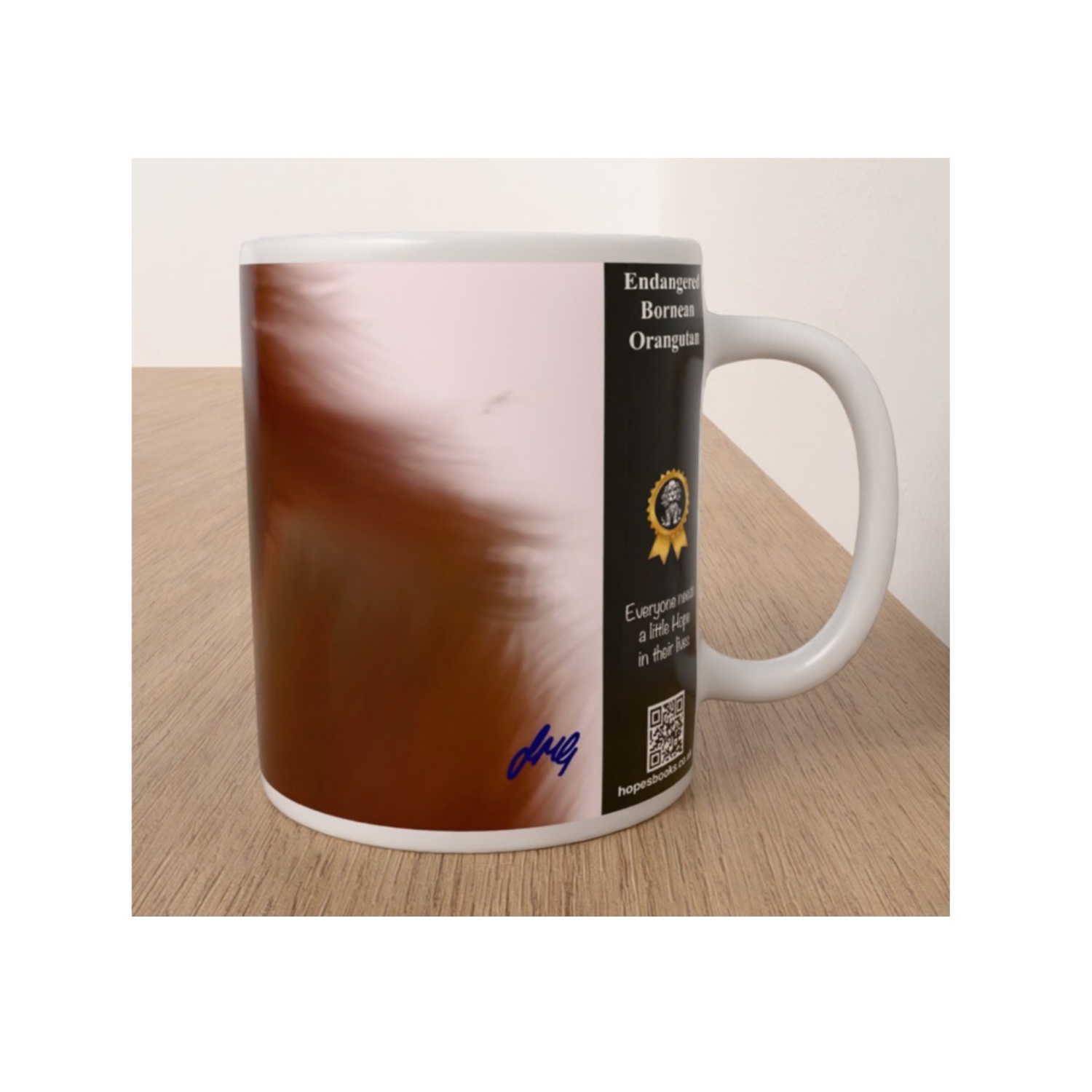 Endangered Bornean Orangutan Mug - Image 5