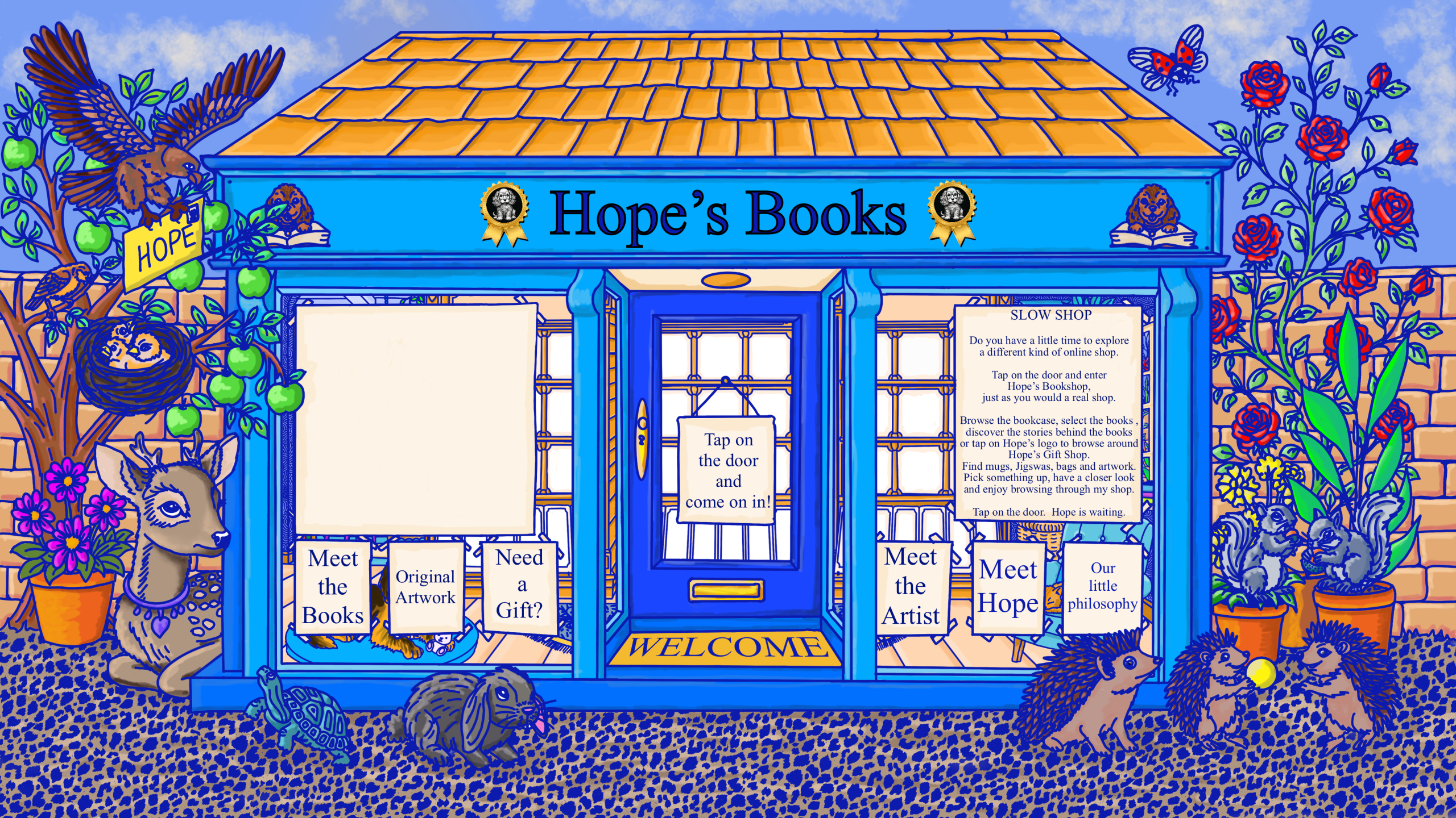 Hope's Books shopfront